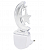 Ночник без выключателя белый Uniel DTL-315 Месяц/White