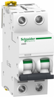 Выключатель автоматический  2П  25А  характеристика C  6кА  Schneider Electric  Acti9  iC60N  A9F79225/A9F74225  (аналог Multi9 24339)