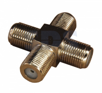Переход соединитель x4 гнезда F (F- крест) PROCONNECT 05-4205-4