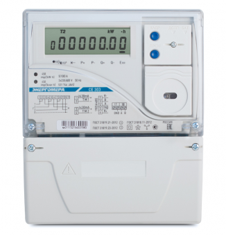 Счетчик Энергомера - CE 303 R31 745-JGVZ 5(60)А 3ф. DIN ЖКИ GSM