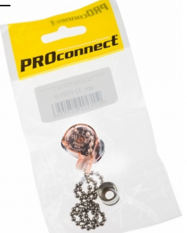 PROCONNECT Выключатель для настенного светильника с цепочкой 270мм Silver (индивидуальная упаковка 1шт). 32-0101-9 32-0101-9