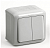 Legrand  Quteo  Серый Переключатель 10A 2-клавишный IP44 782331