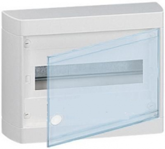 Бокс навесной ЩРН-П  8 IP41, IK07, 1ряд прозр. дверь с клем. Nedbox Legrand 601245