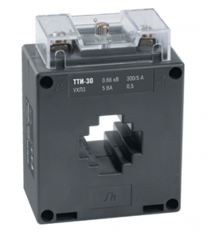 Трансформатор тока  IEK  ТТИ-30  300/5  5ВА класс точности 0,5S