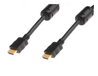Шнур  HDMI - HDMI  gold  3М  с фильтрами  (PE bag)  PROCONNECT