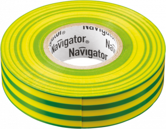 Изолента ПВХ желто-зеленая 15мм 20м Navigator  NIT-B15-20/YG 71 108