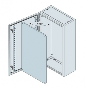 Щит 1000х800х300  IP65  SR2 с монтажной платой TUR  ABB SRN10830K