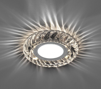 Светильник точечный Feron CD986 15LED*2835 SMD 4000K, MR16 50W G5.3, прозрачный