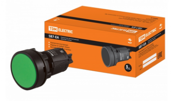Кнопка SB7-EA31 d22мм 1з зеленая TDM