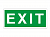 Белый свет Знак безопасности NPU-3413.E25 "EXIT"