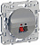 Schneider Electric ODACE Алюминий Аудиорозетка механизм S53R487