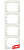 Legrand  Galea Life  Жемчужно-Белый Рамка 4-местная, вертикальная  Pearl GL 771508