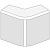 DKC  AEM  Белый  Угол внешний  22x10 00396