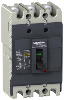 Выключатель автоматический  Schneider Electric  3П    80А  18кА  TM-D  EasyPact_EZC