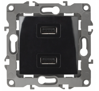 ЭРА  Эра12  Чёрный  Устройство зарядное USB, 5В-2100мА,  12-4110-06