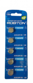 Элемент питания ROBITON STANDARD AG10 BL5 (кратно 5)