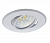 Ecola MR16 DH09 GU5.3 Светильник встр. поворотный плоский (скрытый крепеж лампы) Белый 25x90 (кd74) /FW1603EFS/