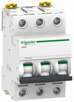 Выключатель автоматический  3П  32A  характеристика C  10кА  Schneider Electric  Acti9  iC60H  A9F89332