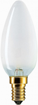 Стандартная лампа накаливания  PHILIPS  B35  40Вт  230В  E14 (кратно 10)