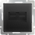 Werkel Черный Матовый Розетка Механизм телефонная RJ-11 и Еthernet RJ-45 WL08-RJ11+RJ45