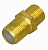 Переходник F-гнездо - F-гнездо  "Бочка"  GOLD  PROCONNECT 05-4201-5
