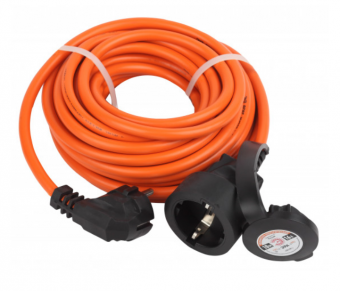 Удлинитель силовой ЭРА UPx-1e-3x1.5-10m-IP44 в бухте c/з 1 гн 10м ПВС 3х1.5