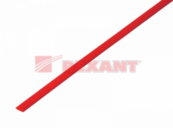 Трубка ТУТнг   3,5/1,75 красная 1м REXANT 20-3504