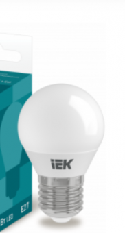 Светодиодная лампа IEK G45 9Вт 230В 4000К E27