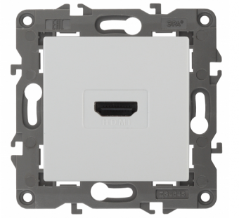 ЭРА  Elegance  Белый  Розетка HDMI, IP20  14-3114-01