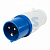 Вилка  013  16А 2P+PE 220В IP44 переносная REXANT