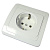 TDM  Валдай  Розетка 1-местная 2П+З СП 16А IP20 SQ1804-0008