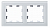 Schneider Electric AtlasDesign NATURE  Стекло Белый  Рамка 2-местная ATN320102