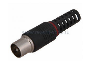 Разъем штекер TV без пайки черный PROCONNECT 05-2042-2 (кратно 100)