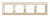 Werkel  Favorit Шампань Рамка 4-местная стекло Werkel WL01-Frame-04 / a040873