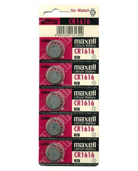 Элемент питания Maxell Micro Lithium Cell CR1616(3V) BL-5 (кратно 5)