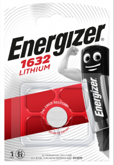 Элемент питания ENERGIZER CR1632 Lifhium FSB1 (кратно 1)