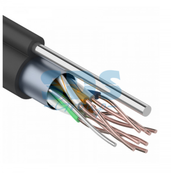 FTP 4PR 24AWG, CAT5e, наружный (OUTDOOR) + ТРОС*1 (бухта 305м)  кабель  01-0155 PROCONNECT