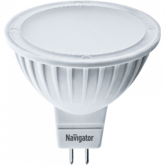 Светодиодная лампа Navigator  MR16  7Вт  230В  4000K  GU5.3  диммир.