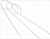 Хомут (стяжка) нейлон  4.8 х 350  белый  (100шт)  REXANT 07-0350 07-0350