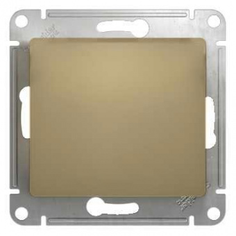 Schneider Electric Glossa Титан Кнопка нажимная, схема 1, механизм IP20 скрытая установка GSL000415