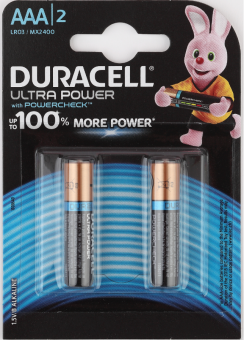 Элемент питания DURACELL MX2400/LR03 Ultra Power BP2 (кратно 2)