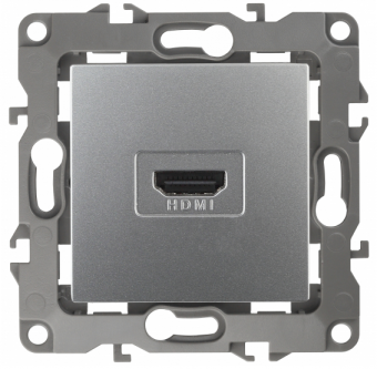 ЭРА  Эра12  Алюминий  Розетка HDMI 12-3114-03 ЭРА Б0027483