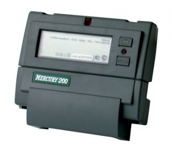 Счетчик  Меркурий  200.04 5-60А DIN, ЖКИ CAN PLC 1-фазный 2 тарифный