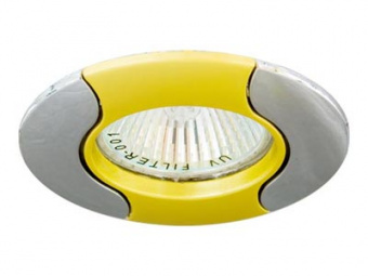 Точечный светильник Feron 020T MR16 D/L GU5.3  золото-хром GD-CM