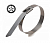 Хомут (стяжка)  сталь  4,6 х 250  белый  СКС  (Fortisflex)  (70666) 74911 (кратно 100)