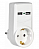 Адаптер Т-01/01 1 место 2P+PE 16А 2хUSB 2,1A белый IEK