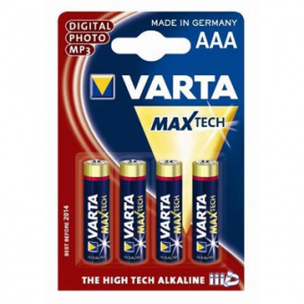 Элемент питания VARTA 4703.101.404 "MAX-TECH" LR03 BP4 (кратно 4)