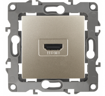 ЭРА  Эра12  Шампань  Розетка HDMI, 12-3114-04