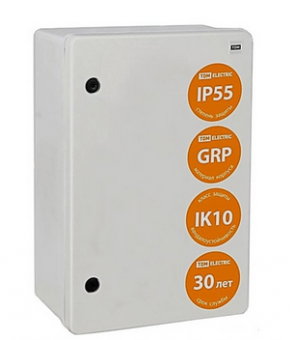 Щит 400х300х210 IP55 ЩПМП-1-0 антивандальный, матер. GRP, IK10, t от -60 С до +220 С TDM SQ0912-0102