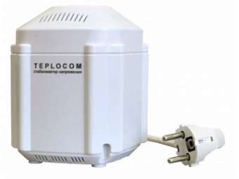 Стабилизатор TEPLOCOM ST-222/500 220В сетевого напряжения 190Вт, U входное -145-260В Бастион